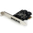 StarTech.com 2 Port PCI Express SATA 6 Gbps eSATA Controller Card - Dual Port PCIe SATA III Card - 2 Int/2 Ext - PCIe - SATA - CE - FCC - REACH - ASMedia - ASM1061 - 48 bit - 0 - 50 °C