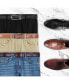 ფოტო #4 პროდუქტის Men's Refined Ore Leather 2 Pack Linxx Ratchet Belt