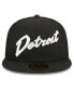 Фото #3 товара Men's Black Detroit Pistons 2023/24 City Edition 59FIFTY Fitted Hat