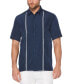 Фото #1 товара Men's Big & Tall Stripe Short Sleeve Shirt