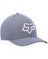 ფოტო #4 პროდუქტის Men's Racing Gray Lithotype Flex Hat