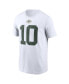 ფოტო #2 პროდუქტის Men's Jordan Love White Green Bay Packers Player Name and Number T-shirt