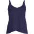 ფოტო #9 პროდუქტის Women's Long Torso Chlorine Resistant Tulip Hem Tankini Swimsuit Top