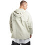 Fred Perry hooded shell jacket in off white