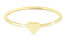 Фото #3 товара Design gilded set of steel rings