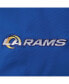Фото #1 товара Men's Royal Los Angeles Rams Triumph Fleece Full-Zip Jacket