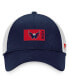 Фото #4 товара Men's Navy Washington Capitals Authentic Pro Rink Trucker Snapback Hat