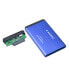 Фото #3 товара Наружный корпус Gembird EE2-U3S-2-B для жестких дисков 2.5" SATA USB синий