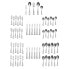 Фото #1 товара Набор столовых приборов Mikasa Virtuoso Frost, 65 предметов, на 12 персон