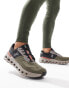 ON Cloudrunner 2 Waterproof running trainers in olive and black