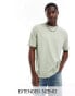 ASOS DESIGN relaxed rib t-shirt in sage