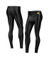 Women's Black Iowa Hawkeyes Shine Liquid Leggings