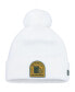 Фото #1 товара Men's White Portland Timbers Jersey Hook Cuffed Knit Hat with Pom