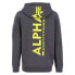 Фото #3 товара ALPHA INDUSTRIES Back Print Zip hoodie