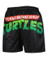 Фото #2 товара Men's Black Teenage Mutant Ninja Turtles Logo Retro Shorts