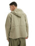 Fred Perry parka with hood in beige