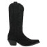 Фото #1 товара Dingo Out West Embroidered Snip Toe Cowboy Womens Black Casual Boots DI920-001