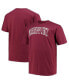 Фото #2 товара Men's Maroon Mississippi State Bulldogs Big and Tall Arch Team Logo T-shirt