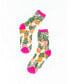 ფოტო #1 პროდუქტის Women's Tropical Pineapples Sheer Sock