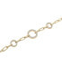 ფოტო #3 პროდუქტის Diamond Circles Paperclip Link Bracelet (1/2 ct. t.w.) in 14k Gold, Created for Macy's