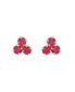 ფოტო #1 პროდუქტის Ruby (3/4 ct. t.w.) Button Stud in 10k Yellow Gold