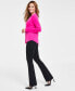 Petite Ponte-Knit Flare Pants, Created for Macy's