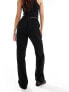 Vero Moda tailored straight leg trousers in black