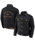 ფოტო #1 პროდუქტის Men's Darius Rucker Collection by Black Kentucky Wildcats Button-Up Denim Jacket