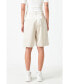 ფოტო #2 პროდუქტის Women's Pleated Wide Satin Shorts