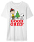 ფოტო #1 პროდუქტის Charlie Brown Men's Good Greif Holiday Graphic T-Shirt