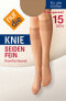 Фото #4 товара Kniestrümpfe seidenfein amber onesize 15 DEN, 1 St