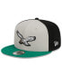 ფოტო #4 პროდუქტის Men's Cream, Kelly Green Philadelphia Eagles 2023 Sideline Historic 9FIFTY Snapback Hat