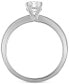 ფოტო #3 პროდუქტის Certified Diamond Channel-Set Engagement Ring (1 ct. t.w.) in 14k White Gold featuring diamonds with the De Beers Code of Origin, Created for Macy's