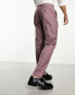 Фото #2 товара Ben Sherman pleated smart trousers in mauve