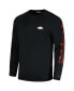 Men's Black Arkansas Razorbacks Terminal Tackle Omni-Shade Raglan Long Sleeve T-shirt