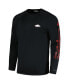 ფოტო #3 პროდუქტის Men's Black Arkansas Razorbacks Terminal Tackle Omni-Shade Raglan Long Sleeve T-shirt