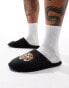 Фото #4 товара Ed Hardy slippers with embroidered tiger in black