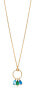 Stylový pozlacený náhrdelník Elegant 13050C100-33 (řetízek, přívěsek)