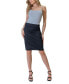 ფოტო #1 პროდუქტის Women's Knee Length Elastic Waist Pencil Skirt