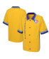 Фото #2 товара Big Boys Gold Los Angeles Lakers 2021/22 City Edition Therma Flex Short Sleeve Collar Jacket