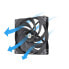 Фото #4 товара Thermaltake Lüfter Swafan GT14 1-Fan-Pack Black retail - Case Fan