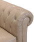 Фото #6 товара CLOSEOUT! Ciarah Chesterfield Leather Loveseat, Created for Macy's