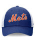 Men's Royal New York Mets Evergreen Wordmark Trucker Adjustable Hat