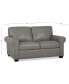 Фото #35 товара Orid 59" Leather Roll Arm Loveseat, Created for Macy's