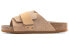 Сандалии Birkenstock Kyoto Suede Fashion Males Beige Standard 42 - фото #1