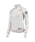 Фото #2 товара Women's White Iowa State Cyclones OHT Military-Inspired Appreciation Officer Arctic Camo 1/4-Zip Jacket