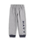 Фото #2 товара Toddler Boys Navy and Heathered Gray Navy Midshipmen Poppies Pullover Hoodie and Sweatpants Set