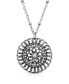 ფოტო #1 პროდუქტის Silver-Tone Crystal Pendant Necklace