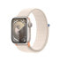 Apple Watch Series 9 Aluminium Polarstern"Polarstern 41 mm One Size (130-200 mm Umfang) Polarstern GPS