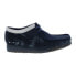 Фото #2 товара Clarks Wallabee Denim 26168843 Mens Blue Oxfords & Lace Ups Casual Shoes